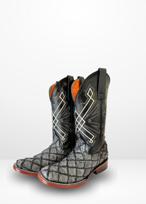 Bota Pirarucu Gris Caballero